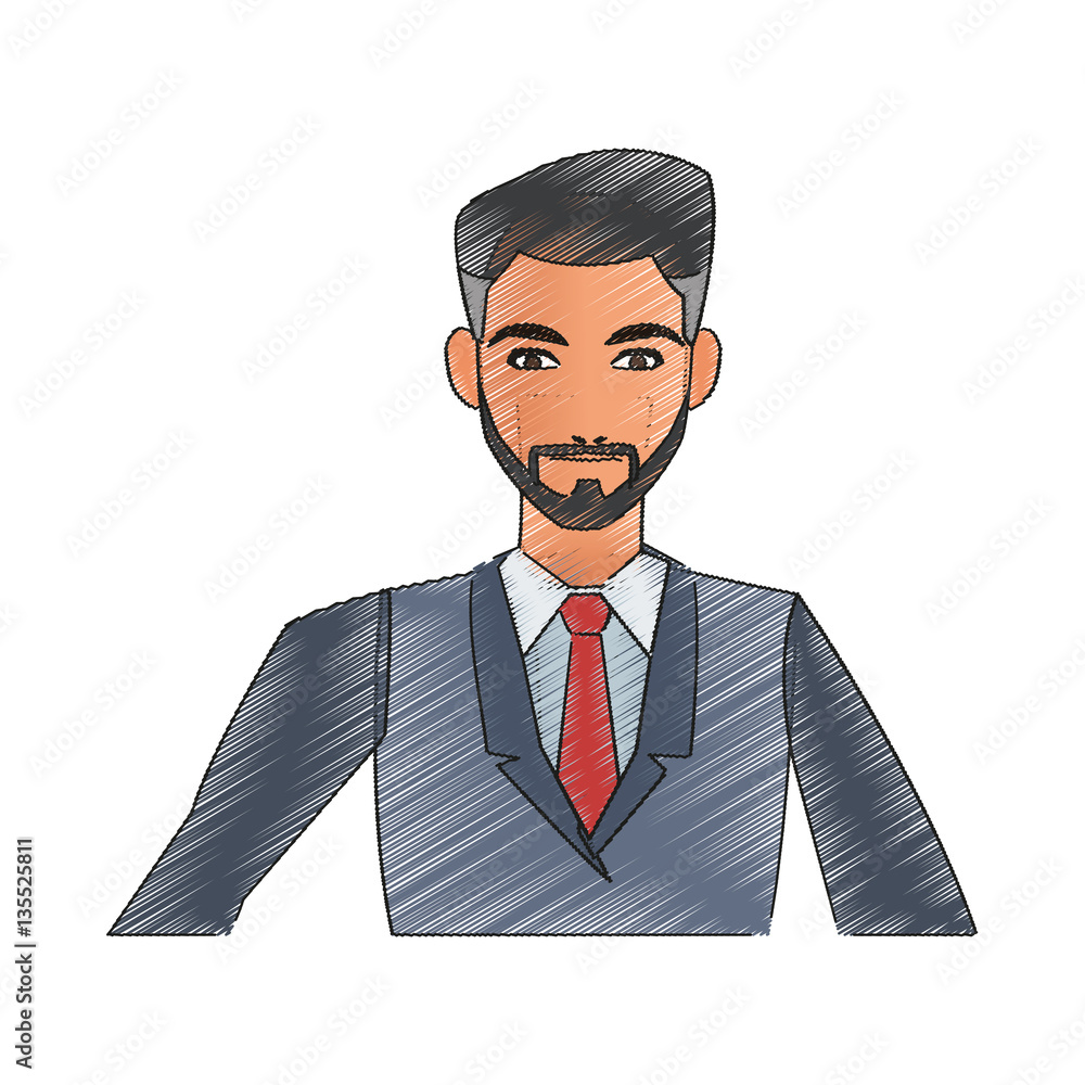 businessman cartoon icon over white background. vector illustration businessman cartoon icon over white background. vector illustration