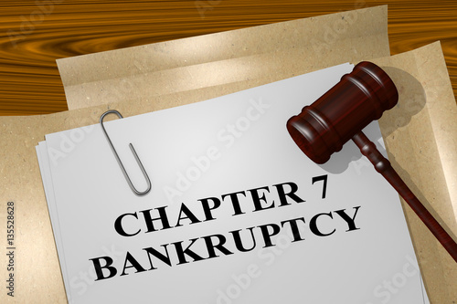 Chapter 7 Bankruptcy concept