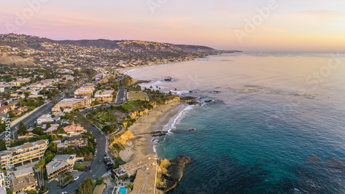 Beautiful Laguna Beach Sunset in Orange County