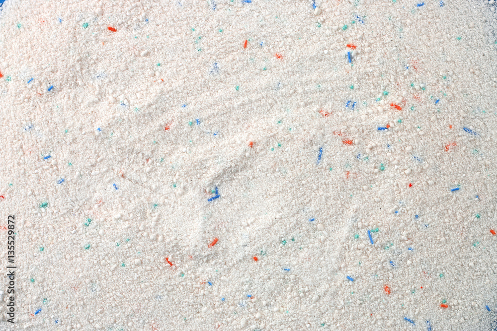 Washing powder background and textures