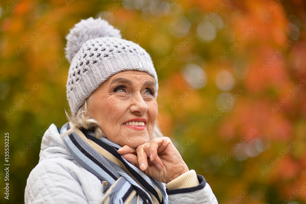 beautiful senior woman 