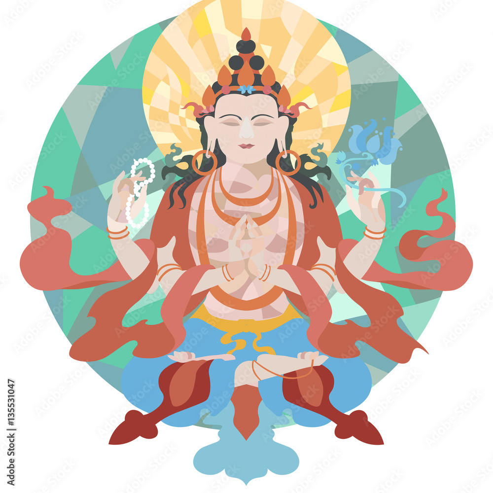 four-armed buddha