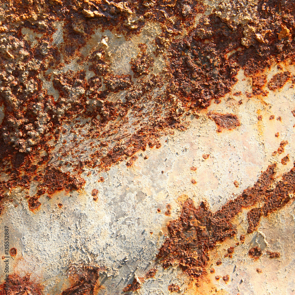texture of rusty metal
