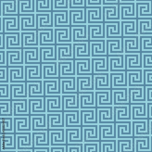 Classic meander seamless pattern.