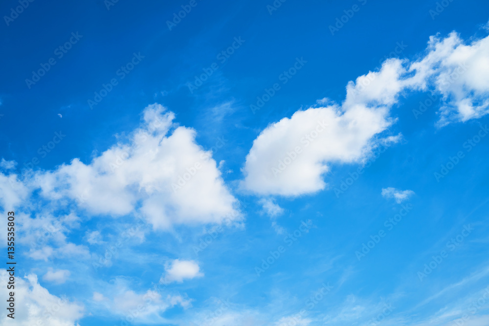 Blue Sky with Clouds