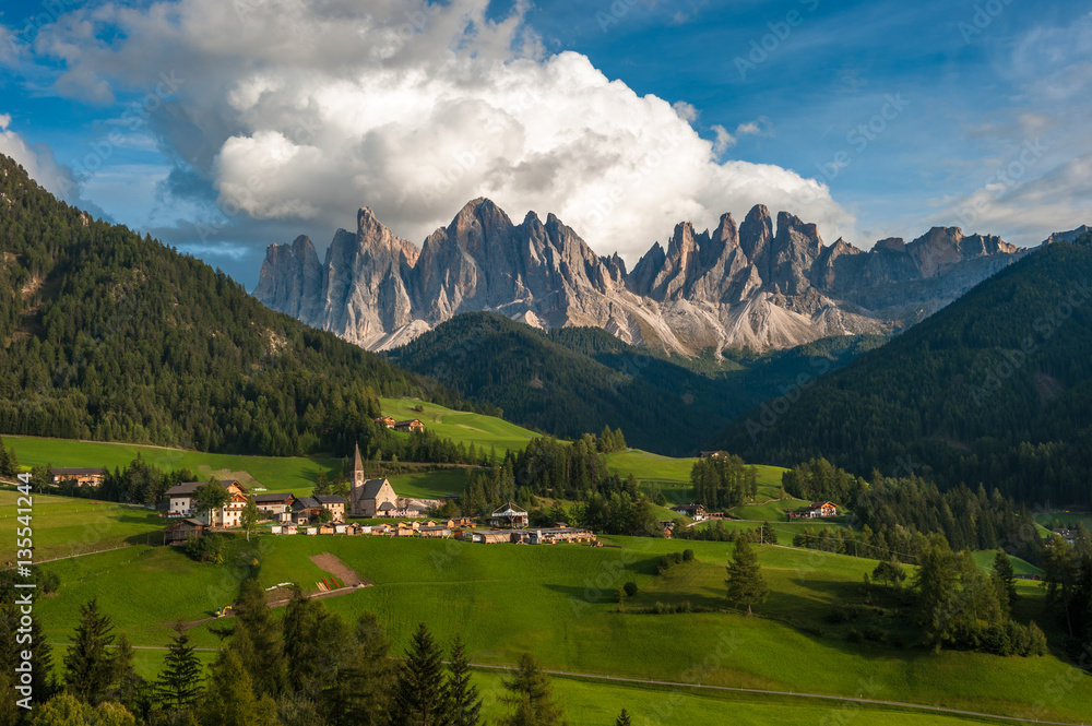 Three peaks. National Park Tre Cime di Lavaredo. Dolomites, Alpes