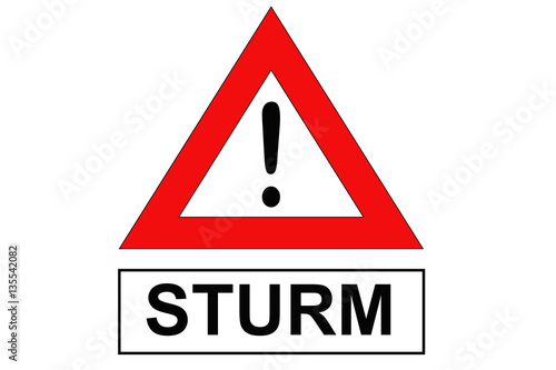 Achtung Sturm photo