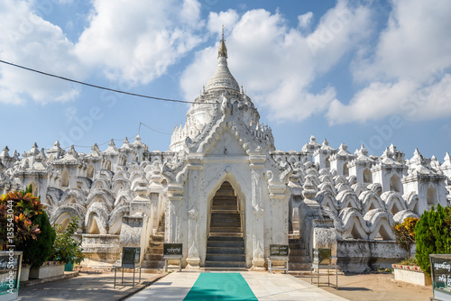 Hsinbyume (Myatheindan Pagoda) in Mingun, Myanmar