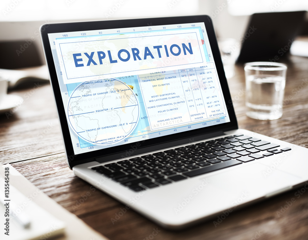 Continents Coordinates Exploration Geological Cartography Concep Continents Coordinates Exploration Geological Cartography Concep