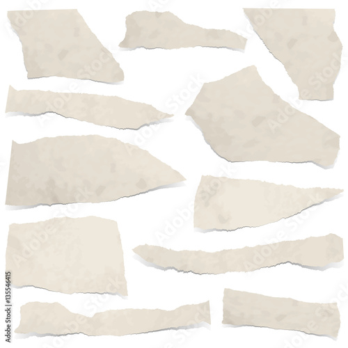 collection scrap of paper