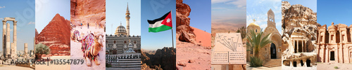 collage di foto della Giordania photo