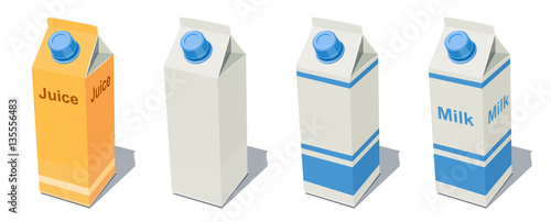 Milk Pack and Juice