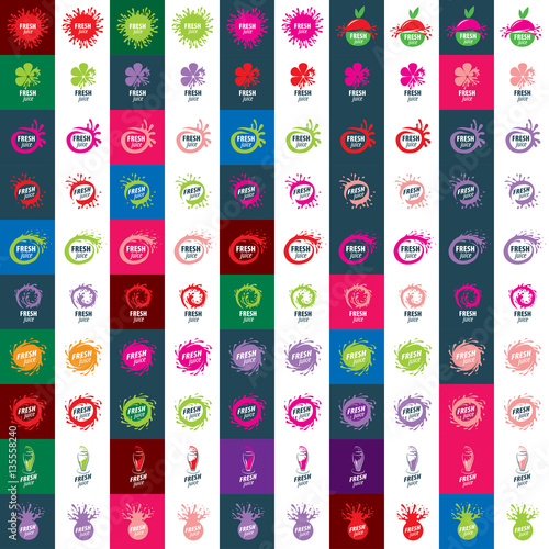 juice splash vector sign