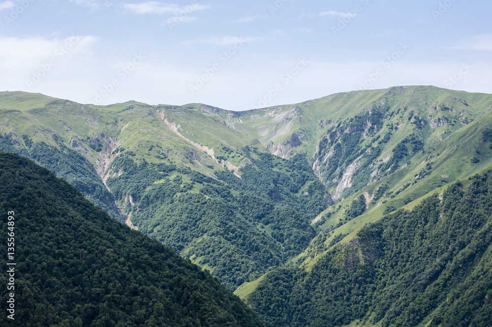 Caucasus Mountains in Chechnya, Russia Caucasus Mountains in Chechnya, Russia