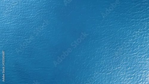 top view of the surface of the sea