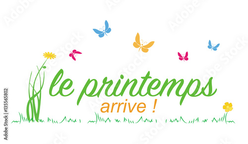 le printemps arrive !