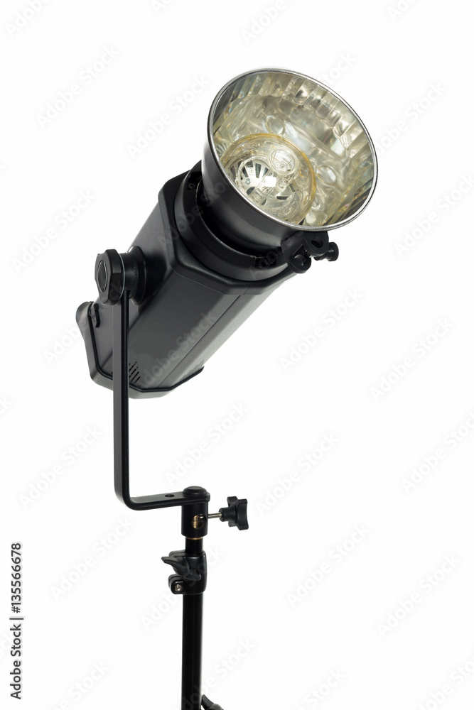 Studio lighting isolated on white