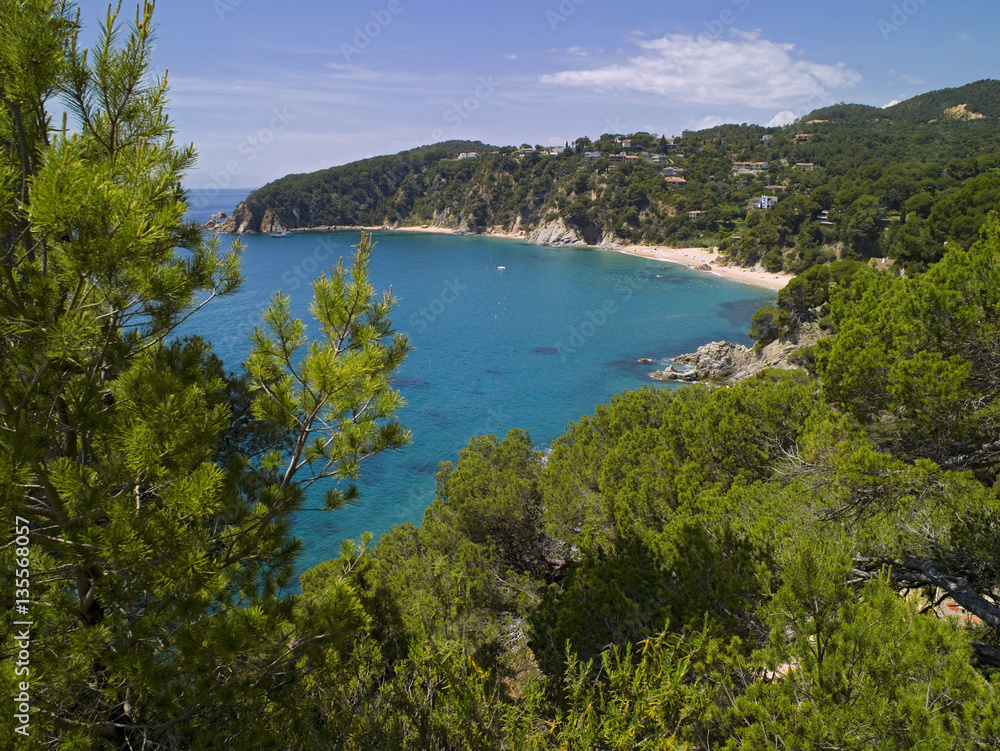 Costa Brava cala Llorell playas Girona Cataluña España