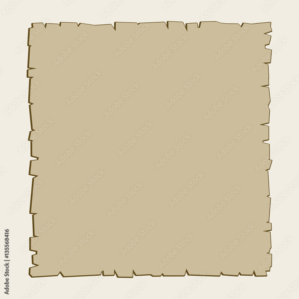 Obraz premium Vintage vector brown parchment background