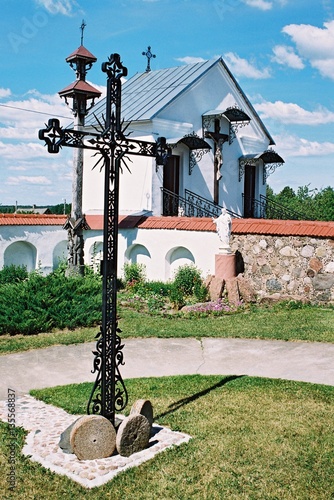 Braslav, BELARUS - JULY 25, 2008: The Church of St. Anne in the village Mosar. photo