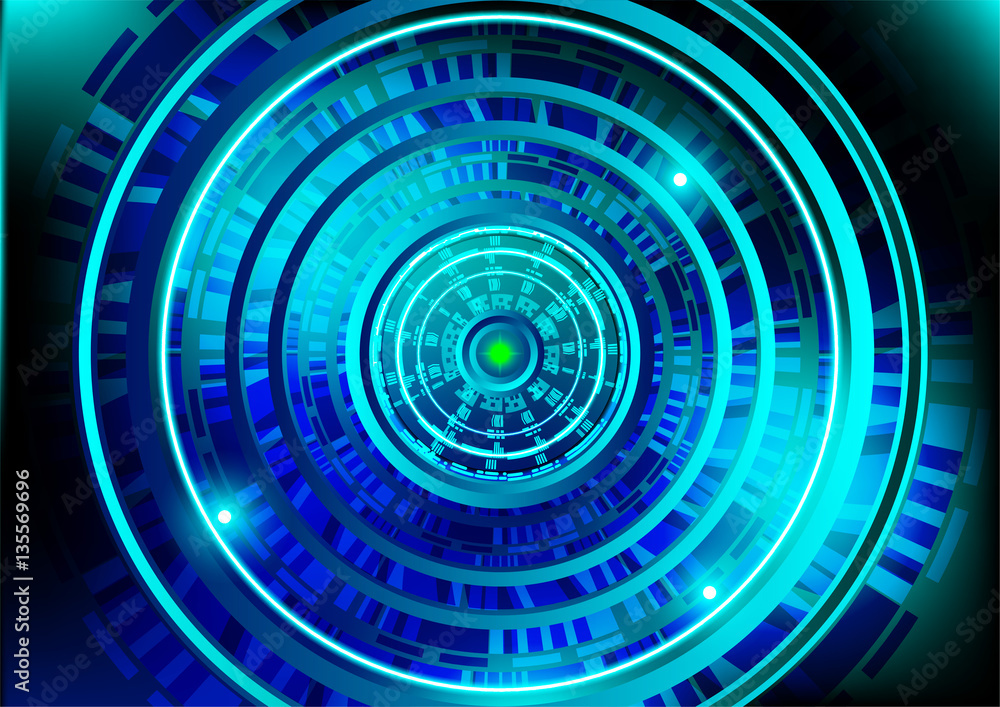 light blue vector technology wheel circle concept background light blue vector technology wheel circle concept background