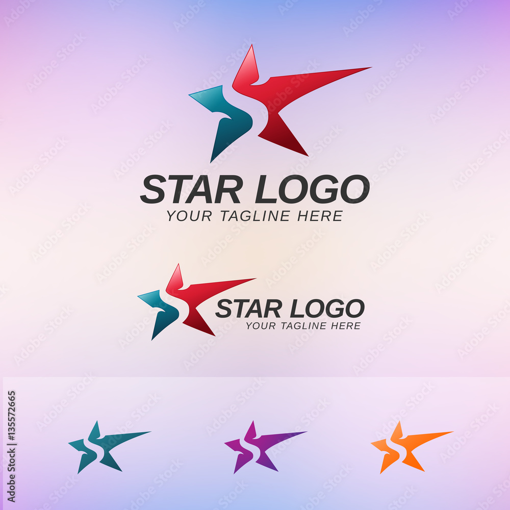 Obraz premium Star Logo concept