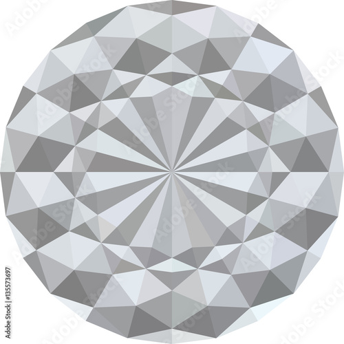 White 3d geometric texture background. Vector.