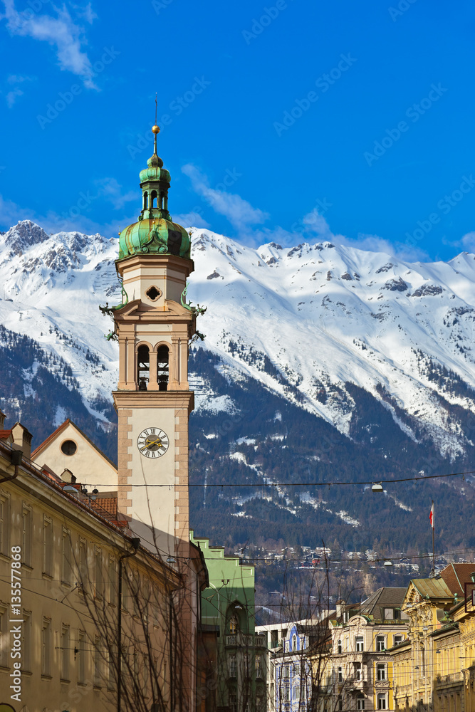 Old town in Innsbruck Austria