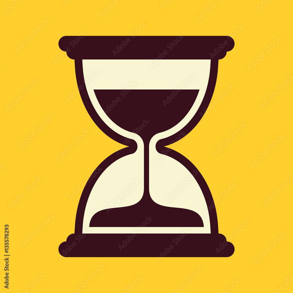 Sand timer icon Stock Vector | Adobe Stock