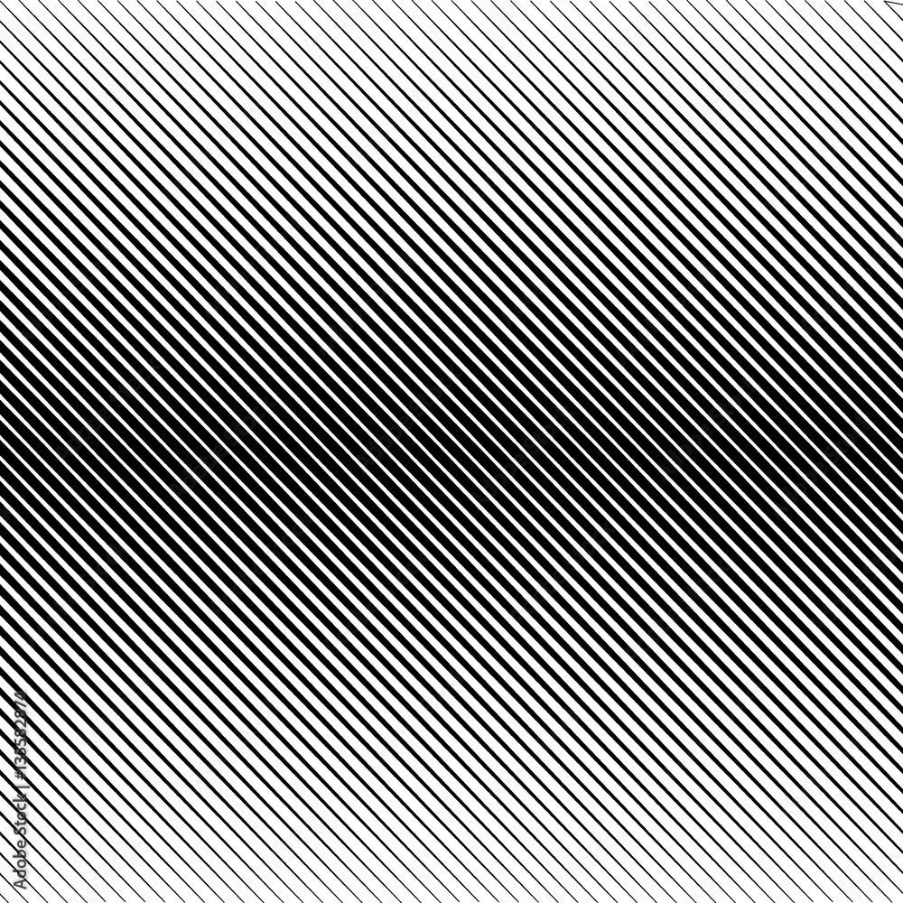 Vector abstract halftone black background. Gradient retro line pattern design. Monochrome graphic - obrazy, fototapety, plakaty 