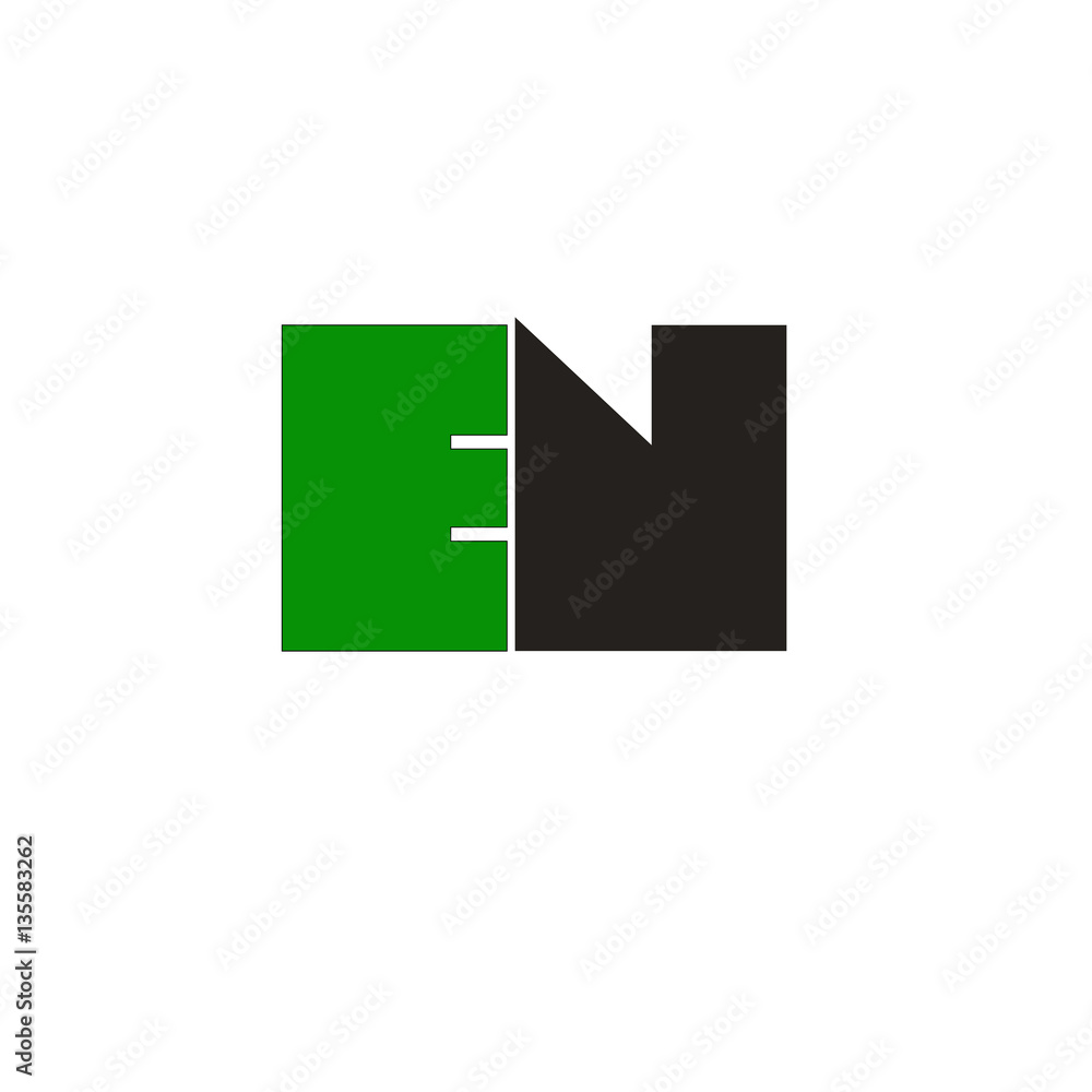 Obraz premium innitial design e for bussines