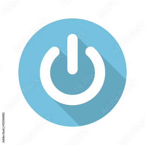 Power on off flat icon