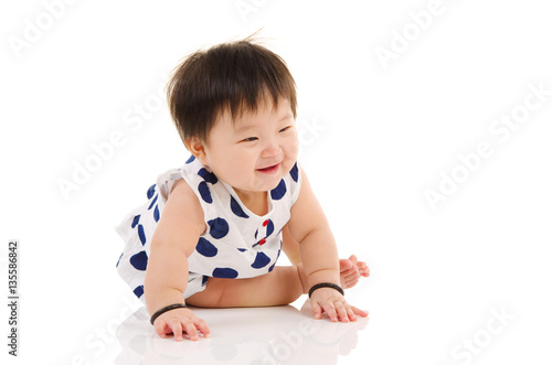 Lovely asian baby