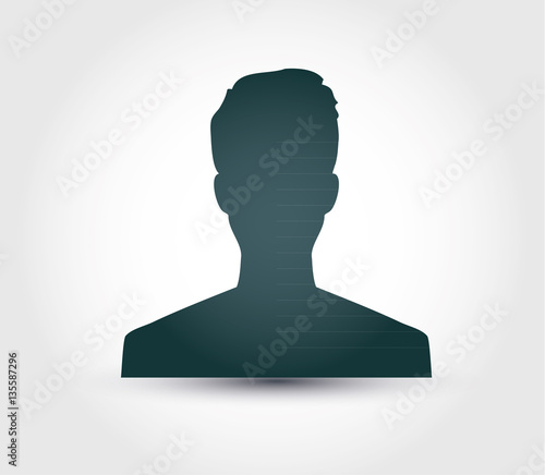Profile picture design icon