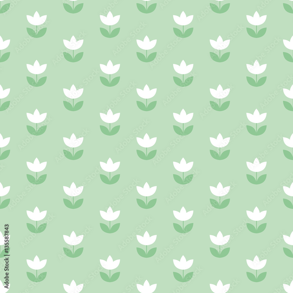 pale color Holland tulip repeatable motif. simple laconic vector pale color Holland tulip repeatable motif. simple laconic vector