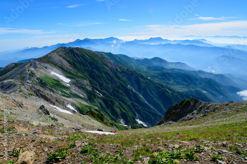 長野　北アルプス　白馬岳から眺める立山連峰 © Scirocco340