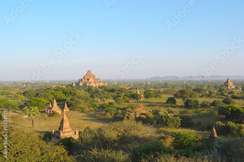 Wallpaper Mural Landscape view of the pagodas plains in Bagan, Myanmar Torontodigital.ca