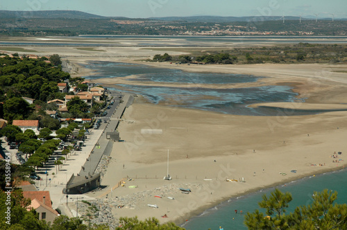 Plage de La Franqui à Leucate, Aude. photo