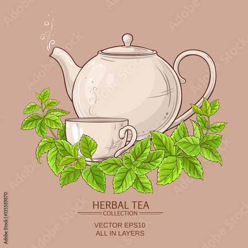 melissa tea illustration