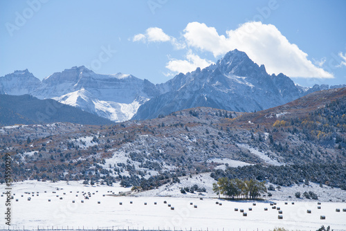 winter mountain range colorado