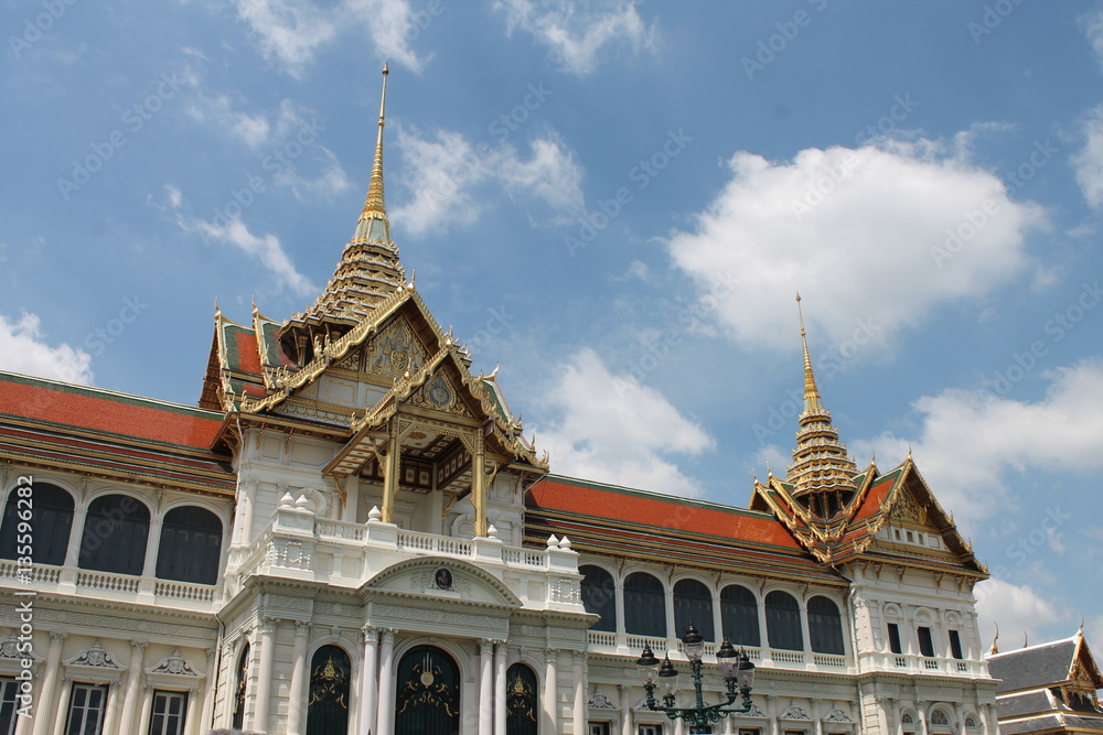 Naklejka premium Beautiful unique city of Bangkok in Thailand and Phuket, Ko Samui, Khao Lak