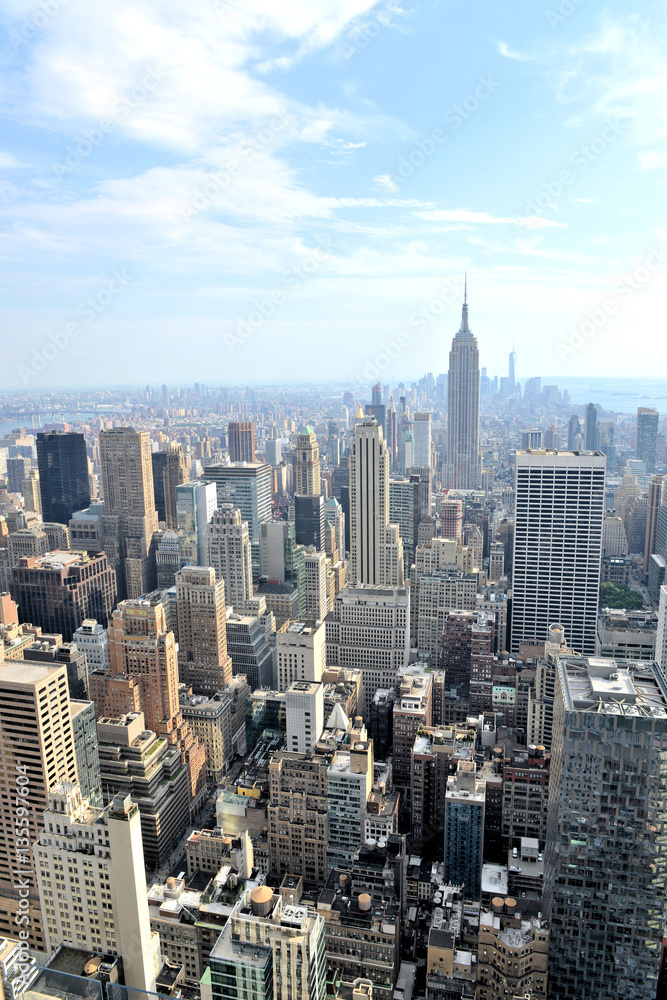 Wunschmotiv: new-york vue du ciel #135597604
