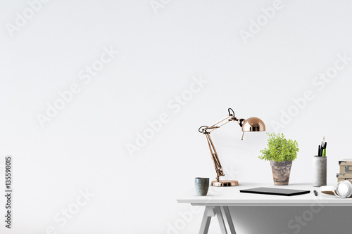 Zuhause relaxen -  Dekorativer Tisch mit Textfreiraum photo