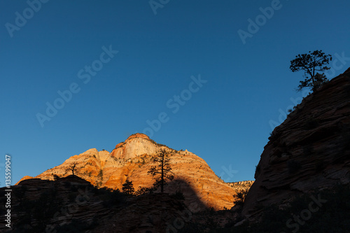 Sunrise at Zion National Park Utah