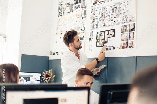 group designers and architects Meeting In Office