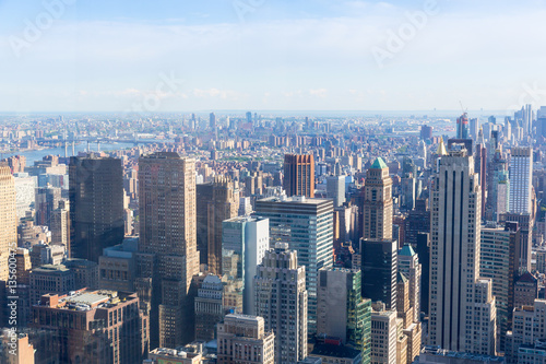 Manhattan with Empire State Building panorama © Nomad_Soul