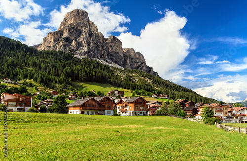 Dolomiti - Corvara in Badia small town