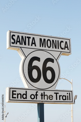 End of Route 66 - Santa Monica - California - USA photo