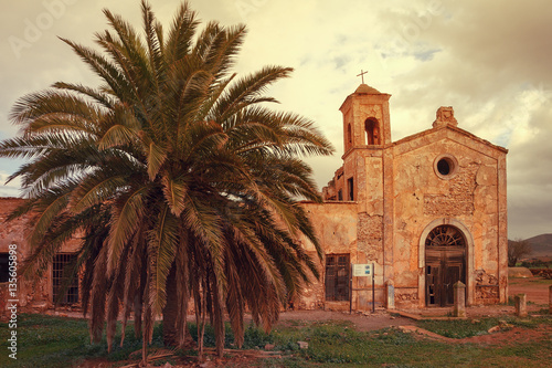 Farmhouse Cortijo del Fraile, famous for the book of Federico Garcia Lorca, Blood Weddings, Cabo de Gata, Almeria, Spain