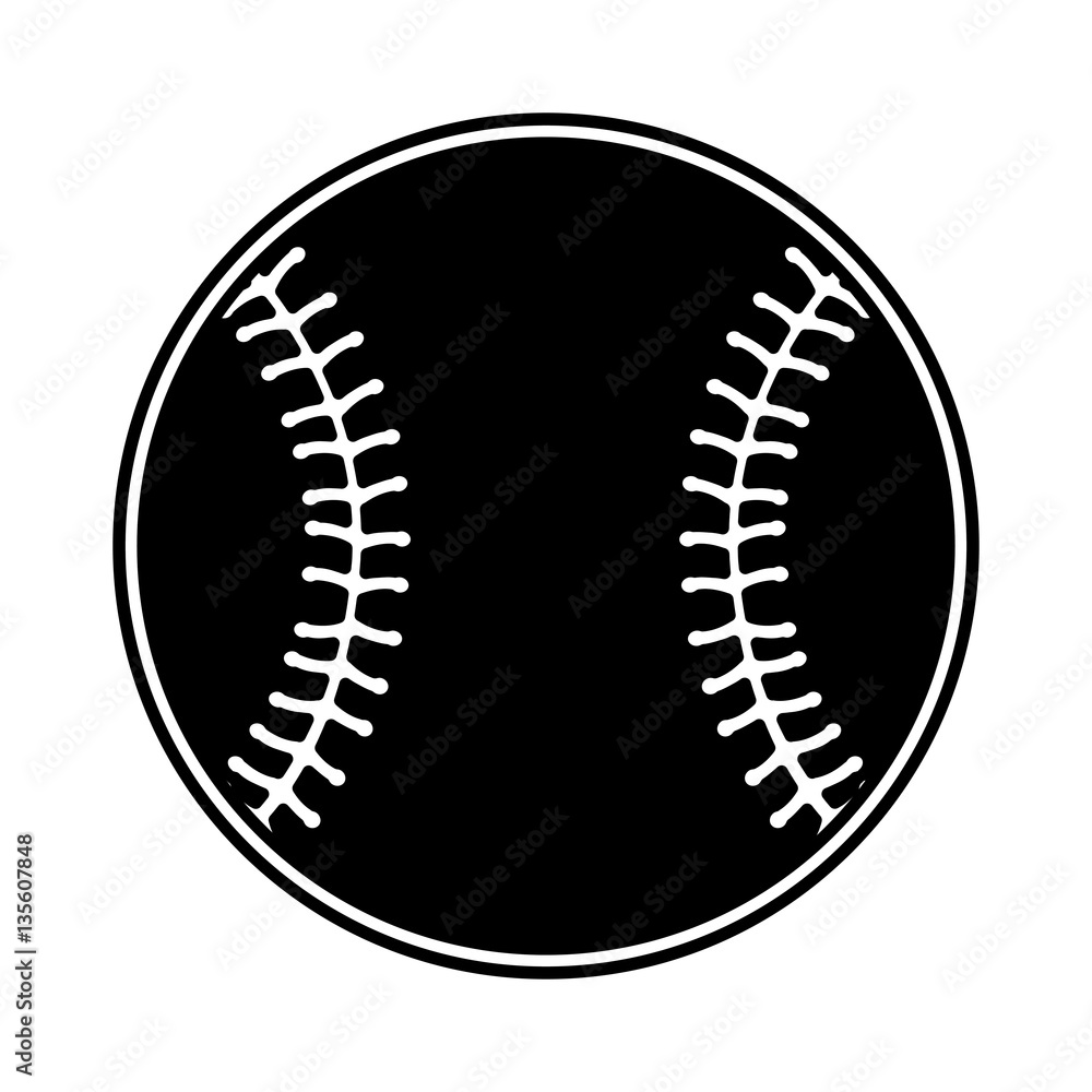 baseball ball isolated icon vector illustration design baseball ball isolated icon vector illustration design